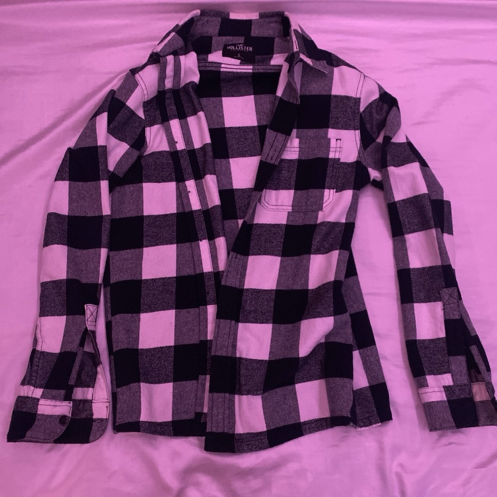 Black and white flannel